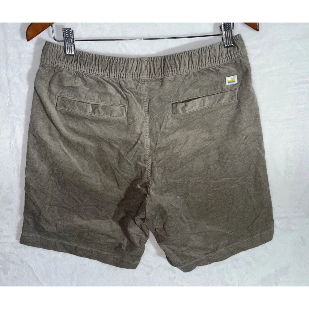 Vuori Olive Green Cargo Shorts